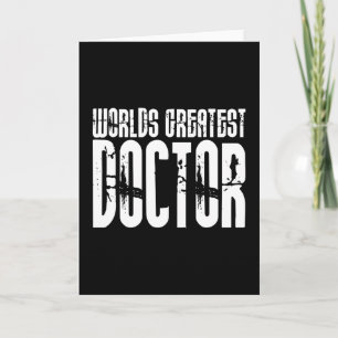 Retro Urban Cool Doctors: 's werelds grootste dokt Bedankkaart