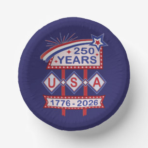 Retro USA 250e verjaardag Marquee Bord 1776-2026