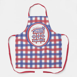 Retro USA 250e verjaardag Marquee Bord 1776-2026 Schort