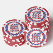 Retro USA 250th Anniversary Marquee Sign 1776-2026 Poker Chips (Opstapeling)