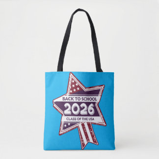 Retro USA Klasse van 2026 Terug naar school Draagtas