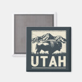 Retro Utah Magneet (Voorkant / Achterkant)