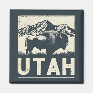 Retro Utah Magneet