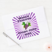 Retro uw beroemde graafJelly Jar Canning Label (Envelop)