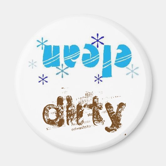 Retro vaatwasser magneet (Voorkant)