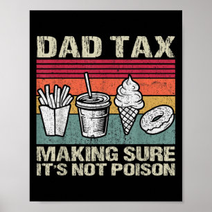 Retro Vader Belasting Zorg Dat Het Niet Giftig Is Poster