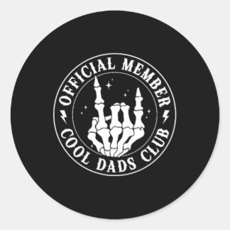 Retro Vader Verjaardag Mannen Vaderdag Cool Dads C Ronde Sticker