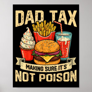 Retro Vaderbelasting Zorg ervoor dat het niet Ison Poster