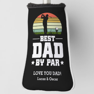 Retro Vaderdag Beste papa van Par Golfheadcover