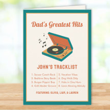Retro Vaderdag "Dad's Greatest Hits" Aangepast