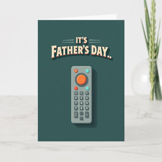 Retro Vaderdag Tech Kaart (Voorkant)