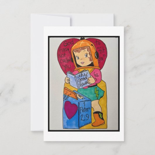 Retro Valentijn Bedankkaart (Voorkant)