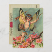 Retro Valentijn Briefkaart (Voorkant / Achterkant)