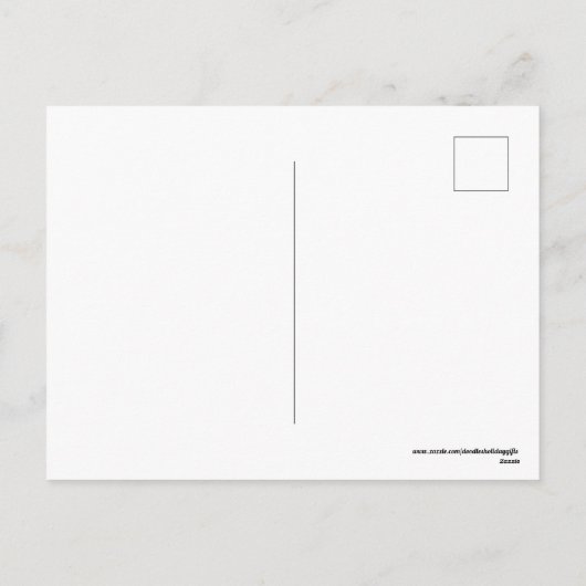 Retro Valentijn briefkaart (Achterkant)