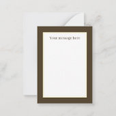 retro  Valentijn hond Notitiekaartje (Achterkant)