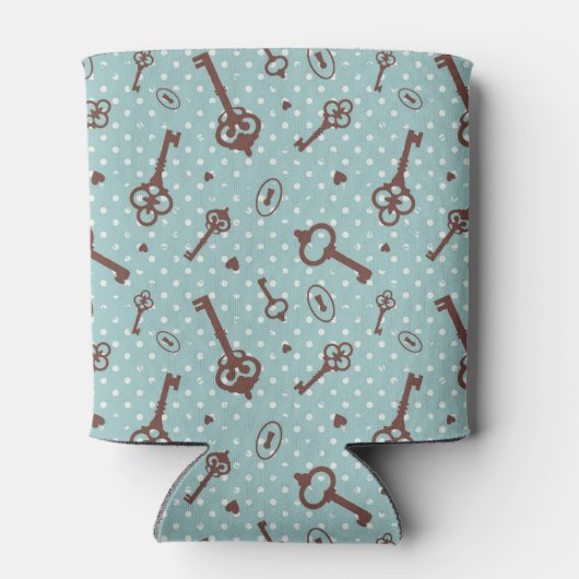 Retro Valentijn Keys Blikjeskoeler (Achterkant)