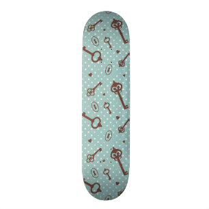 Retro Valentijn Keys Skateboard