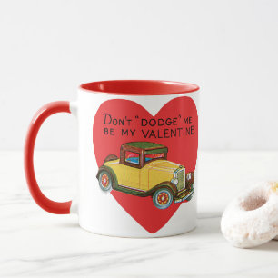 Retro Valentijn, ontwijk me niet, wees mijn Valent Mok