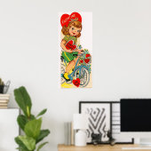 Retro  Valentijn poster (Thuiskantoor)