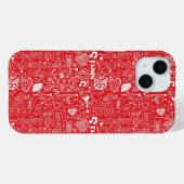 Retro-Valentijnsdag Case-Mate iPhone Case (Achterkant (horizontaal))