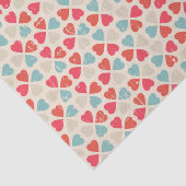 Retro Valentijnsdag Patroon Tissuepapier (Detail)