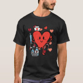 Retro Valentijnsdag zure zure zure zuringswand bov T-shirt (Voorkant)