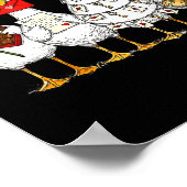 Retro Valentine Goose Funny Nk Coquette Love Silly Poster (Hoek)