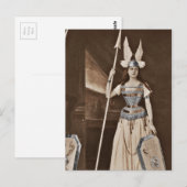 Retro Valkyrie Girls Briefkaart (Voorkant / Achterkant)