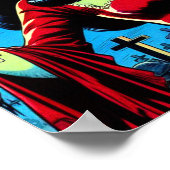 Retro Vampire Woman Comics Poster (Hoek)