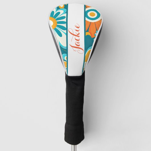 Retro van 70 s golfheadcover (Voorkant)