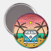 Retro Van Magnet (Recto/Verso)