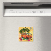 Retro Van Magnet (In Situ (Lave-vaisselle))