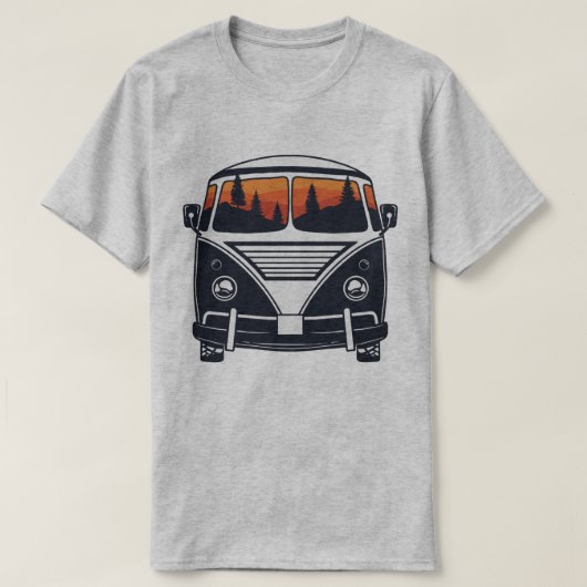 Retro Van T-Shirt (Design devant)