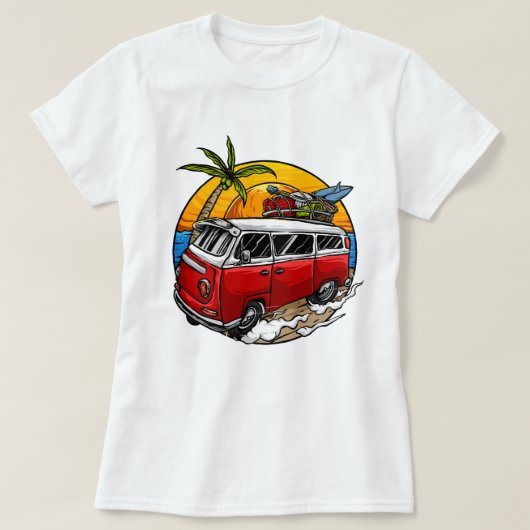 Retro Van T-Shirt (Design devant)