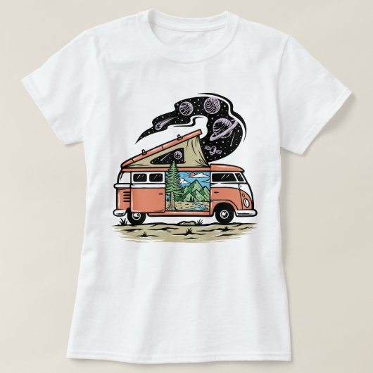 Retro Van T-Shirt (Design devant)