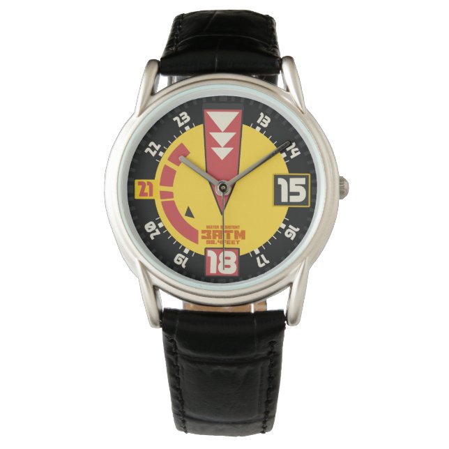  retro van tactische stijl horloge (Voorkant)