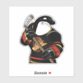 Retro Vancouver Canucks Jersey NHL Sticker (Vel)