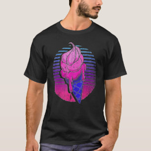 Retro Vaporwave-ijs Cone Synthwave T-shirt
