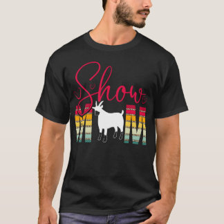 Retro veehouderij boer show moeder varken beurs t-shirt
