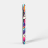 Retro veelkleurige Cartoon snoep Samsung Galaxy Hoesje (Rechterkant)