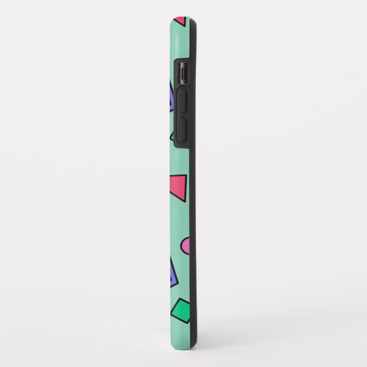 Retro Veelkleurige Cartoon Sweets & Shapes Patroon Case-Mate iPhone Case (Achterkant/links)