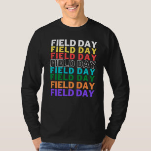 Retro Velddagleraar en multicore-Fi voor studenten T-shirt