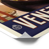 Retro Venezia Travel Classic Old Poster (Hoek)