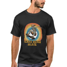 Retro Venice Beach Skate Skelet