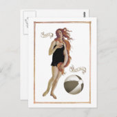 Retro Venus Briefkaart (Voorkant / Achterkant)