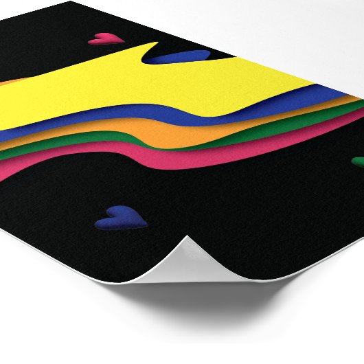 Retro Verfruimte: TMD Oorspronkelijk ontwerp Poster (Hoek)