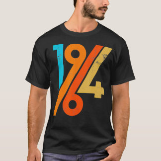 Retro Verjaardag 60s Stijl 1964 T-shirt