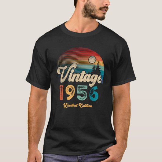 Retro Verjaardag Bday Cadeau Gifts Funny 70 jaar T-shirt (Voorkant)