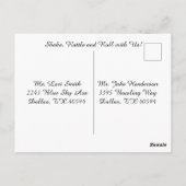 Retro verjaardag elke leeftijd, jaren 50 briefkaart (Achterkant)