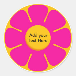 Retro Verjaardagsfeestje Cupcake Toppers Stickers